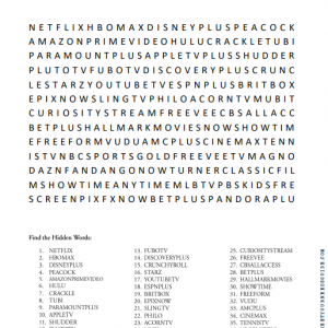 Word Search Puzzle